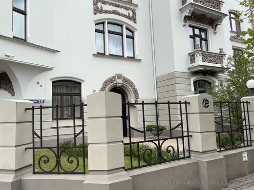 Art Nouveau facade in Riga&rsquo;s Quiet Centre
