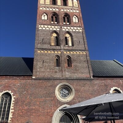Der Domturm von unten gesehen, Riga, Lettland