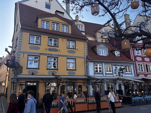 Livu Square in Riga Old Town