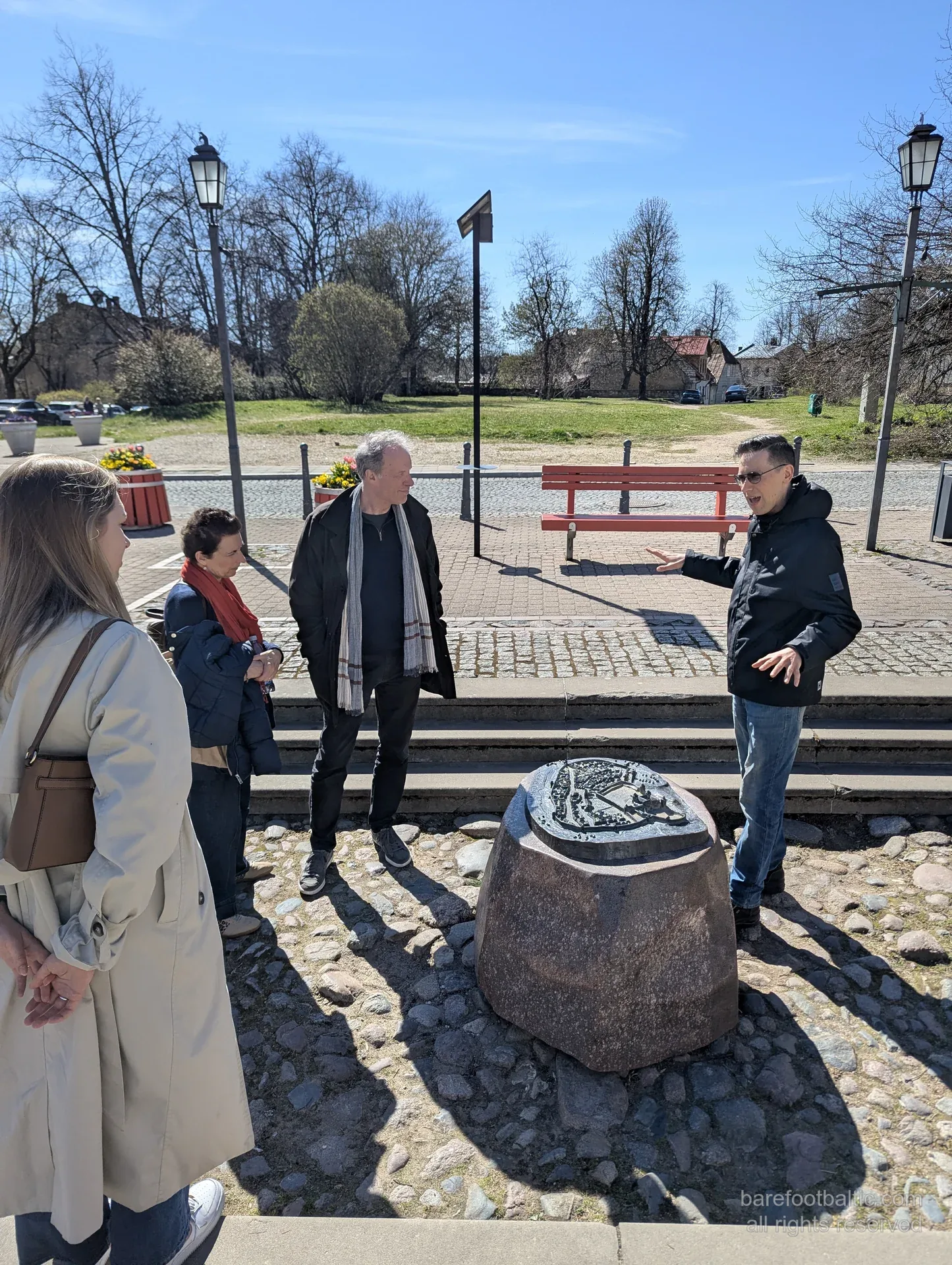 Old Town Marker Stone Guide in Cēsis