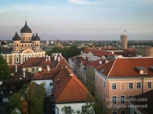 Old Town Alexander Nevsky Cathedral in Tallinn
