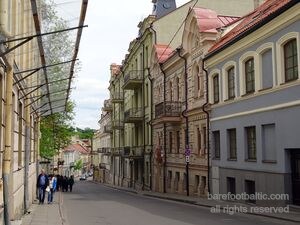 Old Town Street Scene in Vilnius
