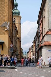 Old Town Street in Warsaw