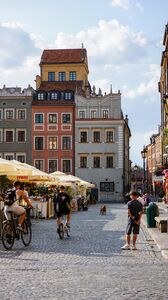 Old Town Street Scene in Warsaw